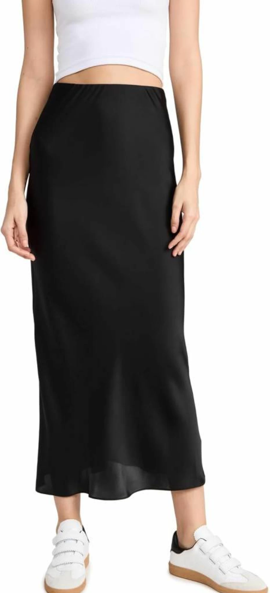 Favorite Daughter Women's High-Waisted A-Line Skirt - Elegant Flowy Midi Skirt for Casual & Dressy Outfits