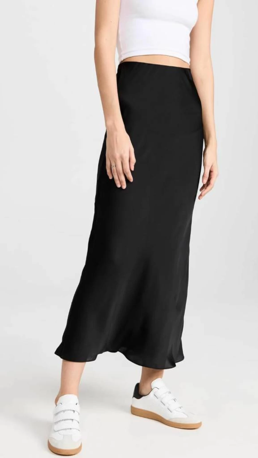 Favorite Daughter Women's High-Waisted A-Line Skirt - Elegant Flowy Midi Skirt for Casual & Dressy Outfits