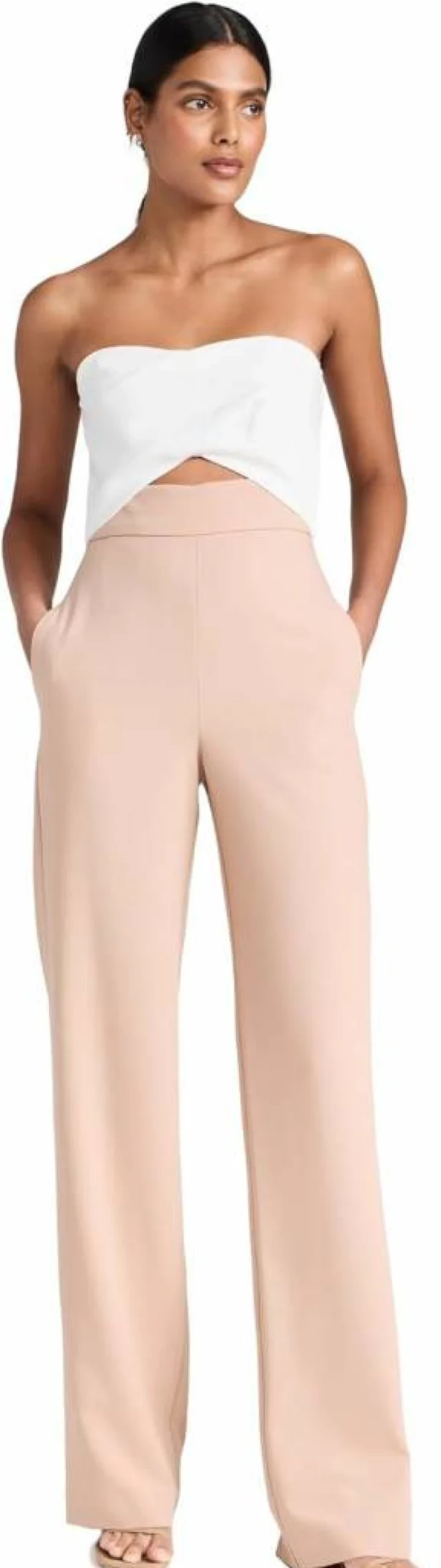 Black Halo Women's Jada Jumpsuit - Elegant One-Piece Romper for Women