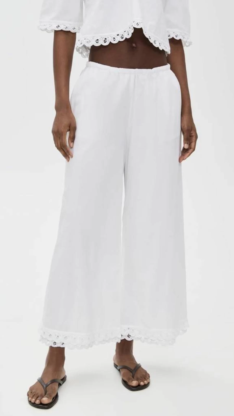 Malene Birger Women's Luisa High-Waisted Tailored Pants - Elegant Office Trousers with Classic Fit