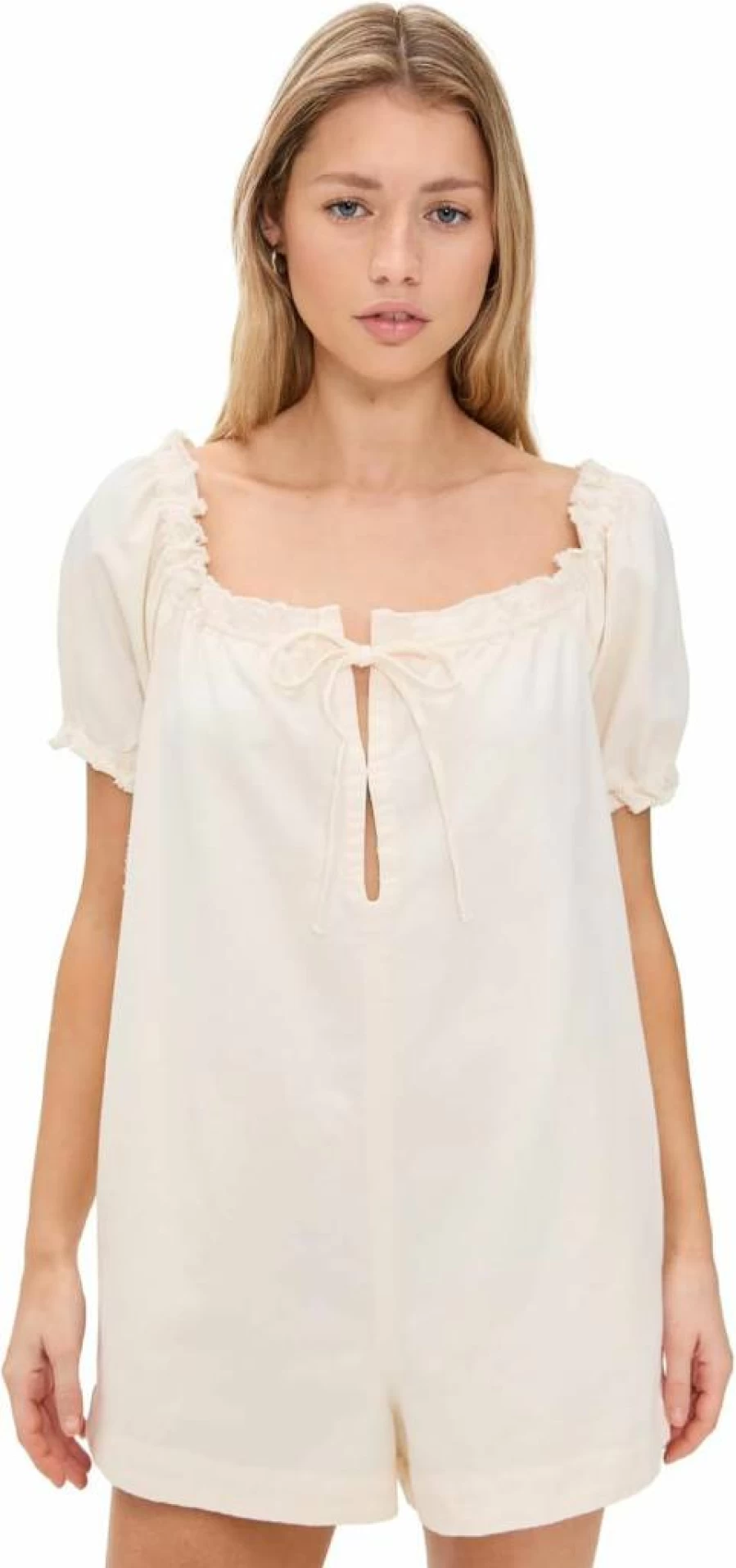 Free Women's Daisy Denim Romper - Free People Boho Chic Vintage Style Jumpsuit