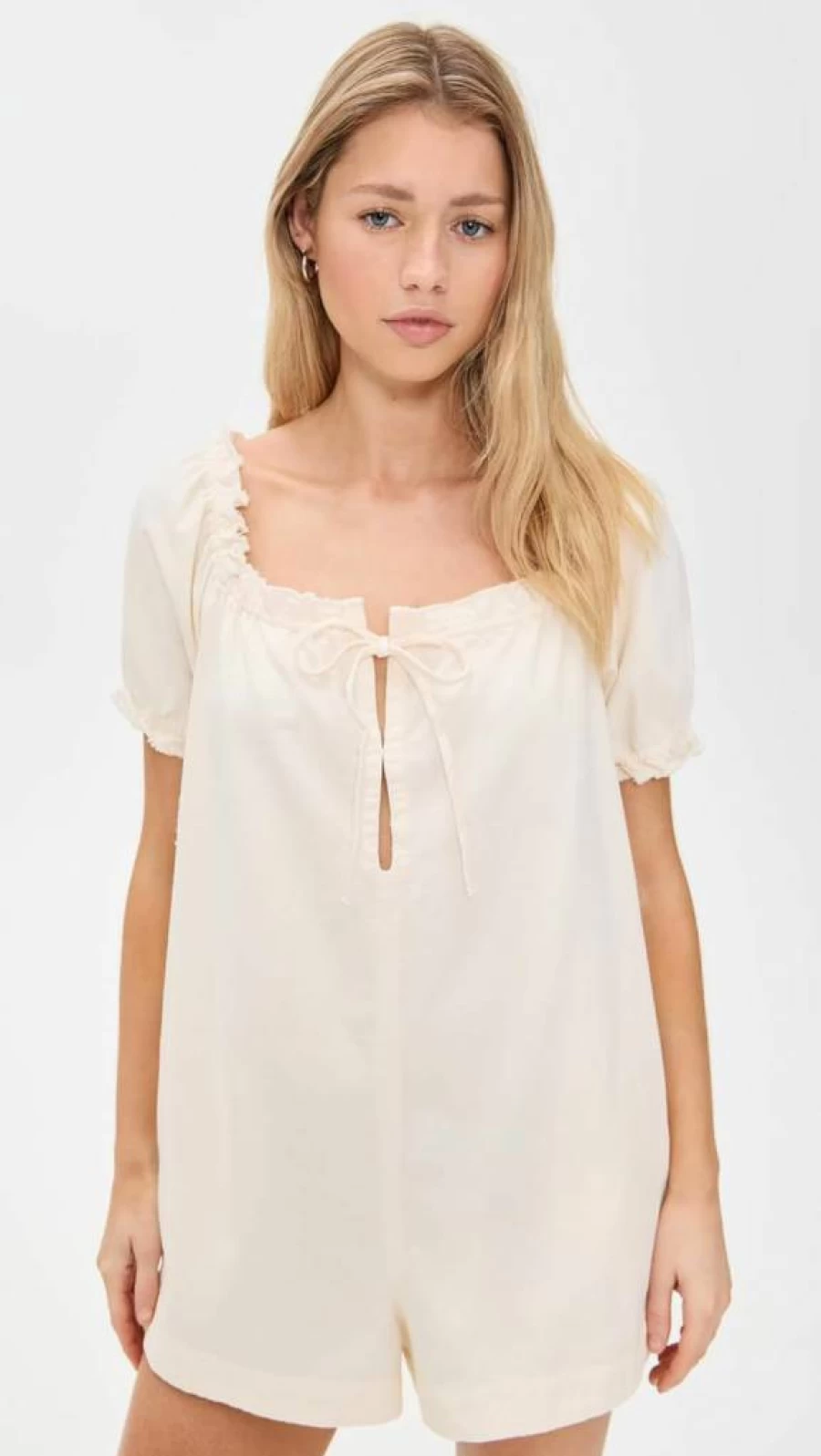 Free Women's Daisy Denim Romper - Free People Boho Chic Vintage Style Jumpsuit