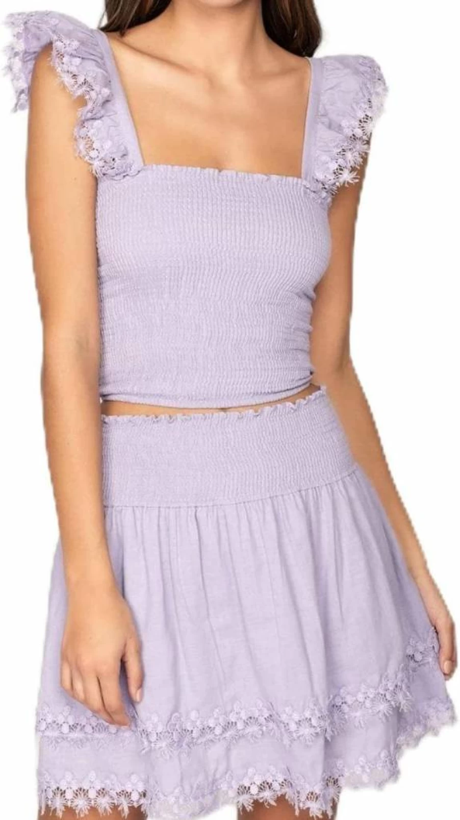Peixoto Women's Ruffle Mini Skirt - Flirty Flowy Short Skirt for Women