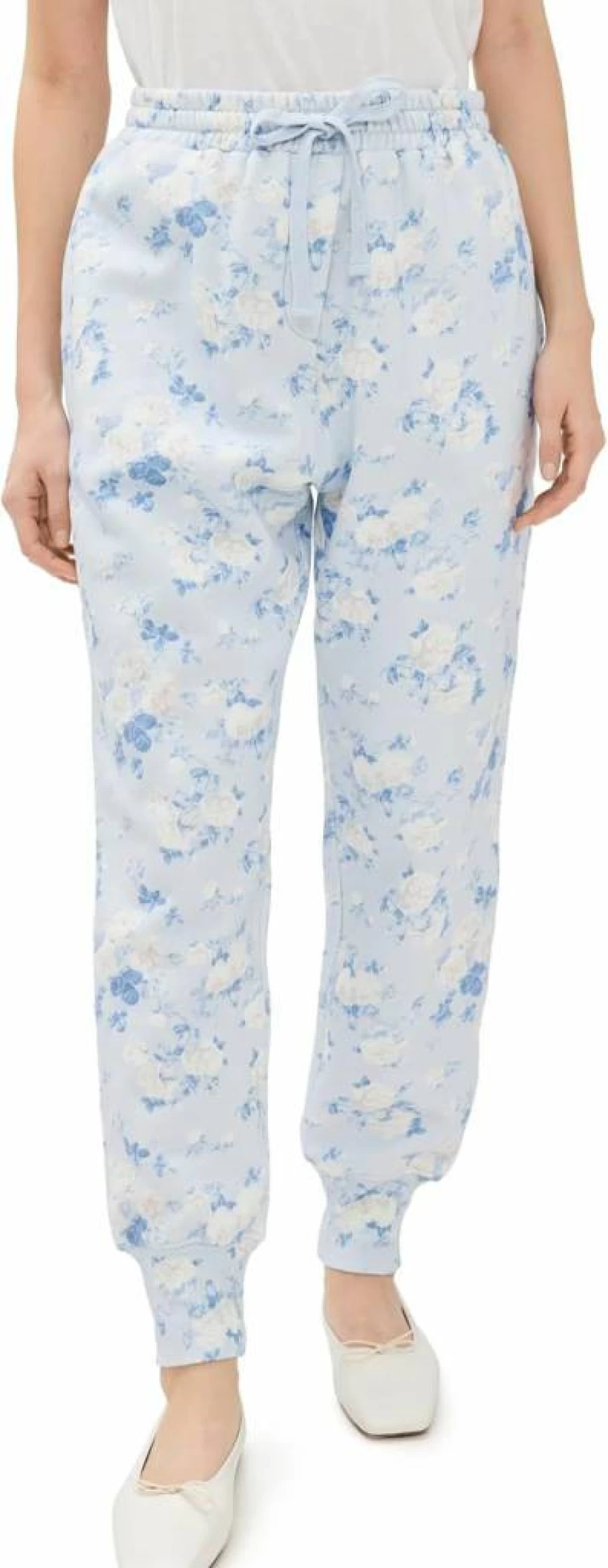 LOVESHACKFANCY Women's Lolana High-Waisted Sweatpants - Casual Lounge Pants with Comfort Fit