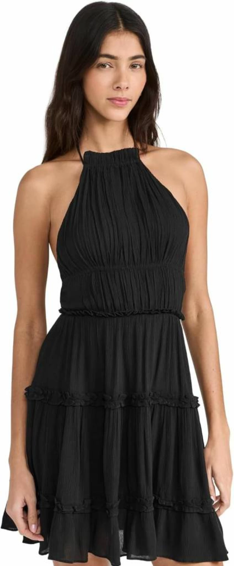 Playa Lucila Women's Halter Neck Mini Dress - Summer Beach Party Sexy Bodycon Outfit