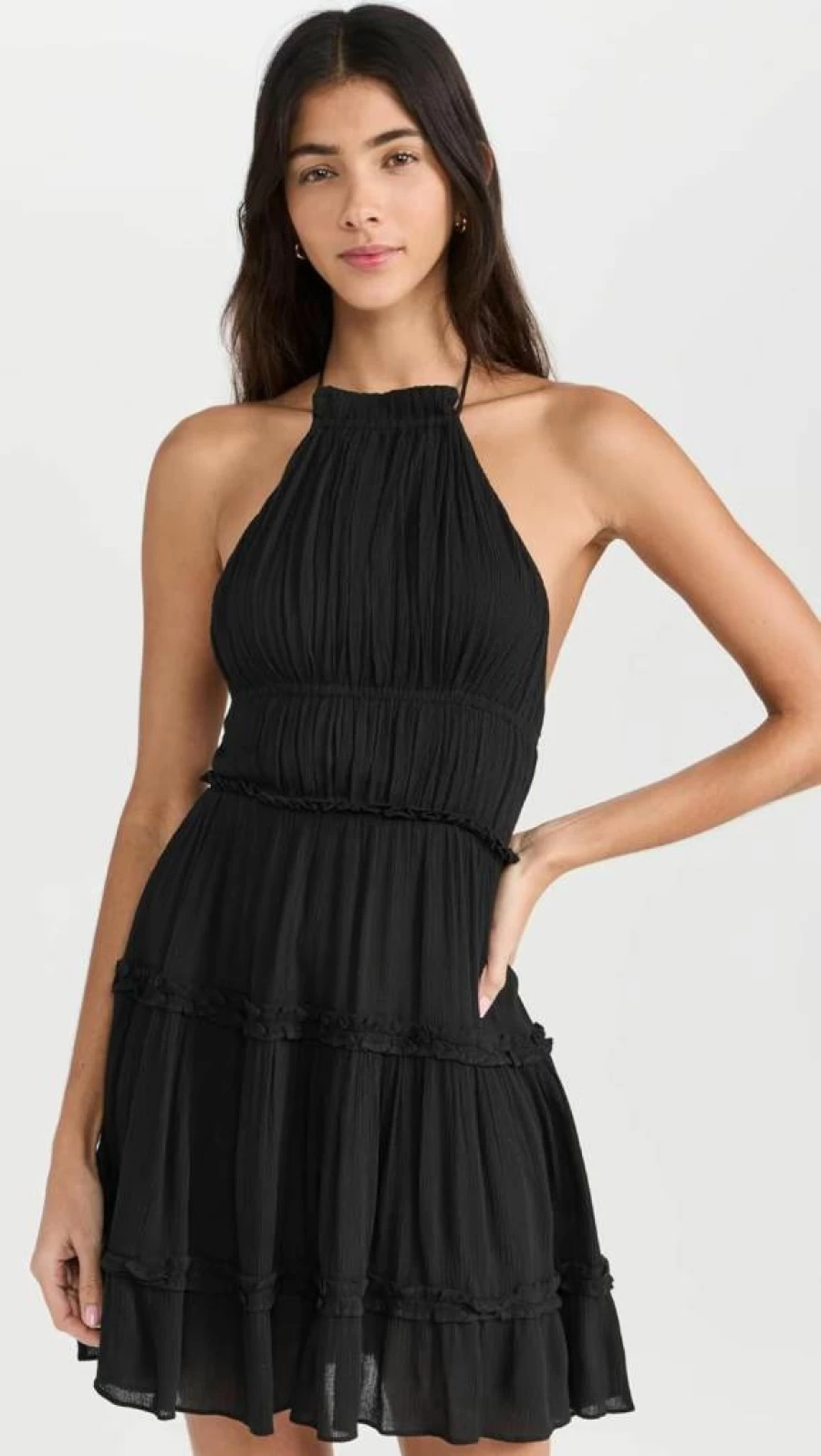 Playa Lucila Women's Halter Neck Mini Dress - Summer Beach Party Sexy Bodycon Outfit