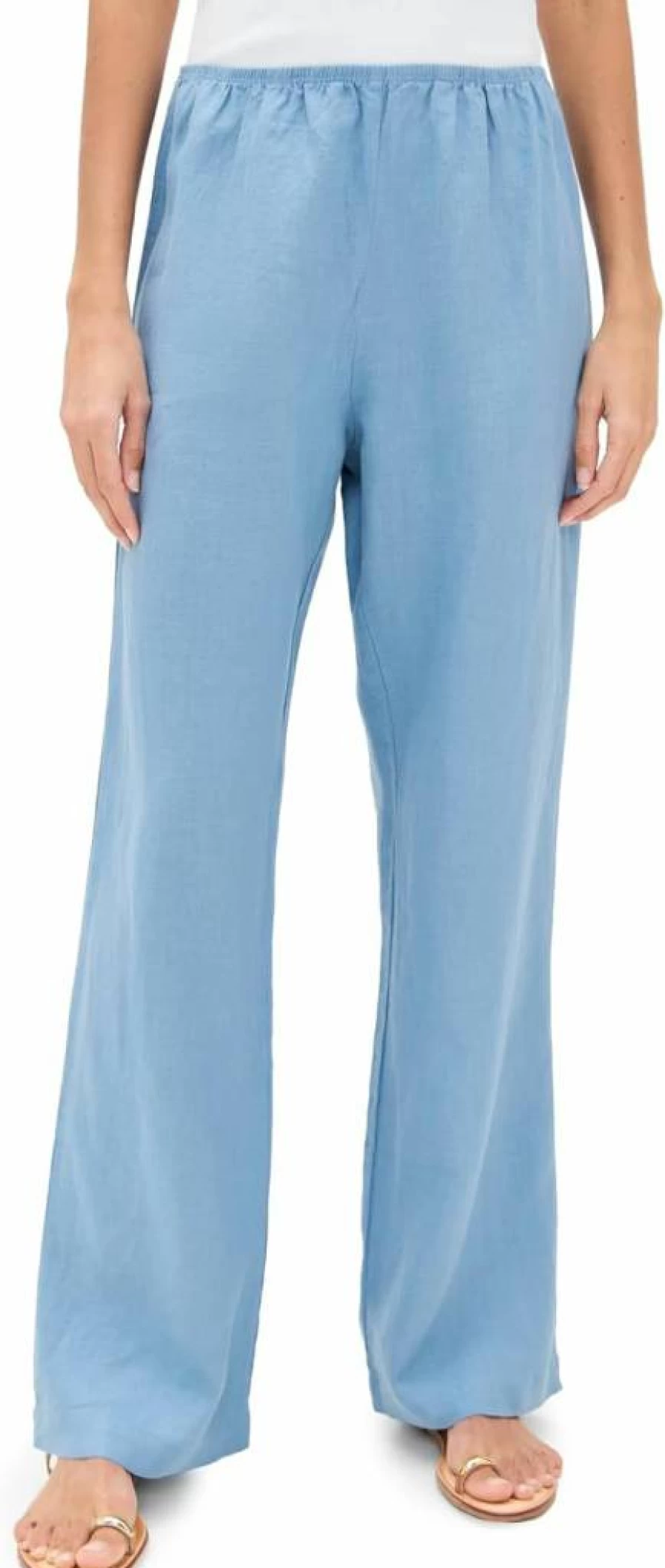 DONNI Women's Linen Pants - Comfortable & Breathable Simple Design for Casual Wear