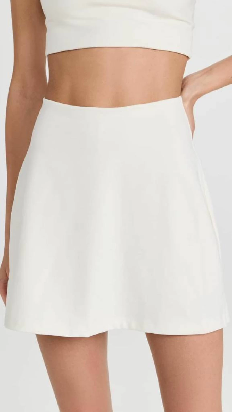Girlfriend Collective Women's High-Rise Skort - Sustainable Activewear Skirt with Pockets
