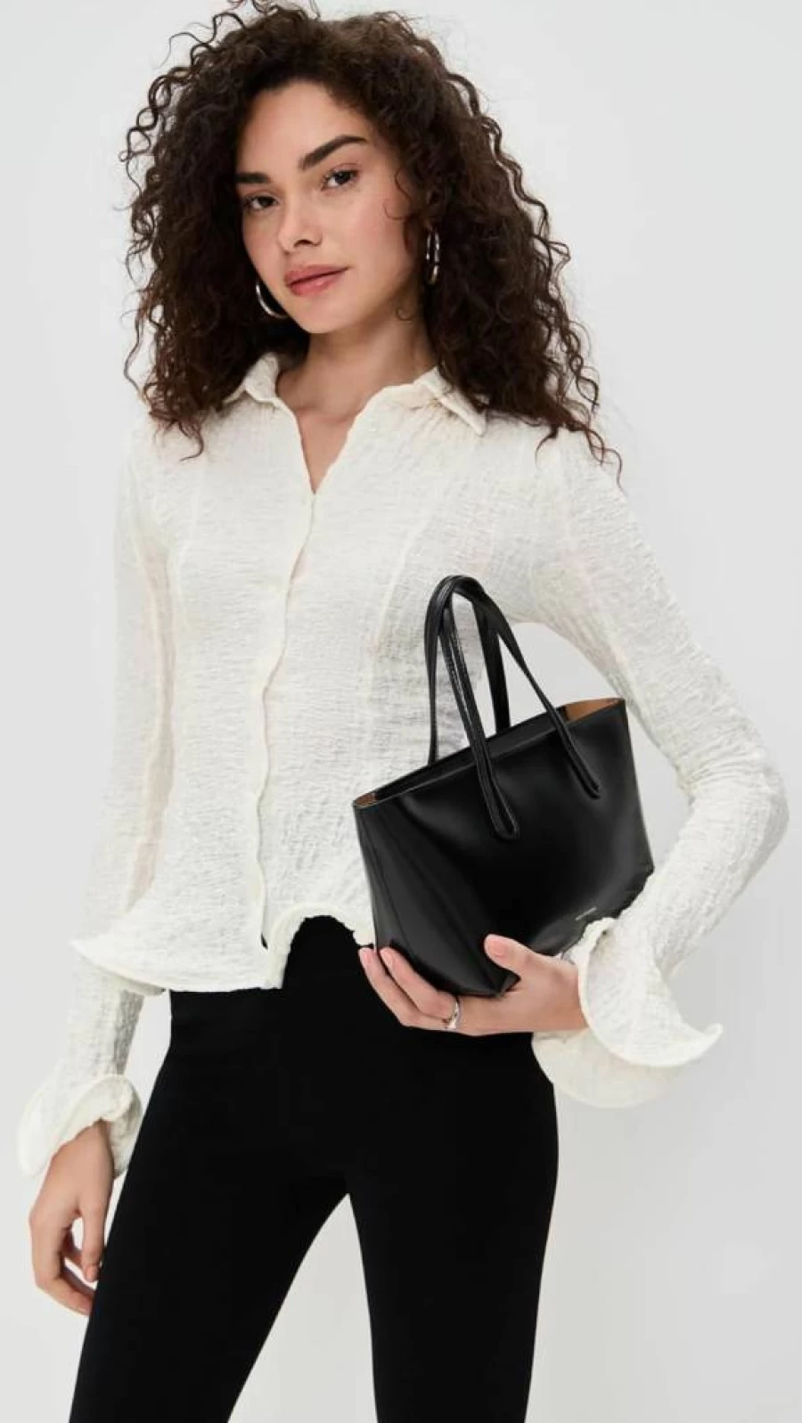 MSGM Women's Flutter Sleeve Cardigan - Elegant Knit Sweater with Detailing