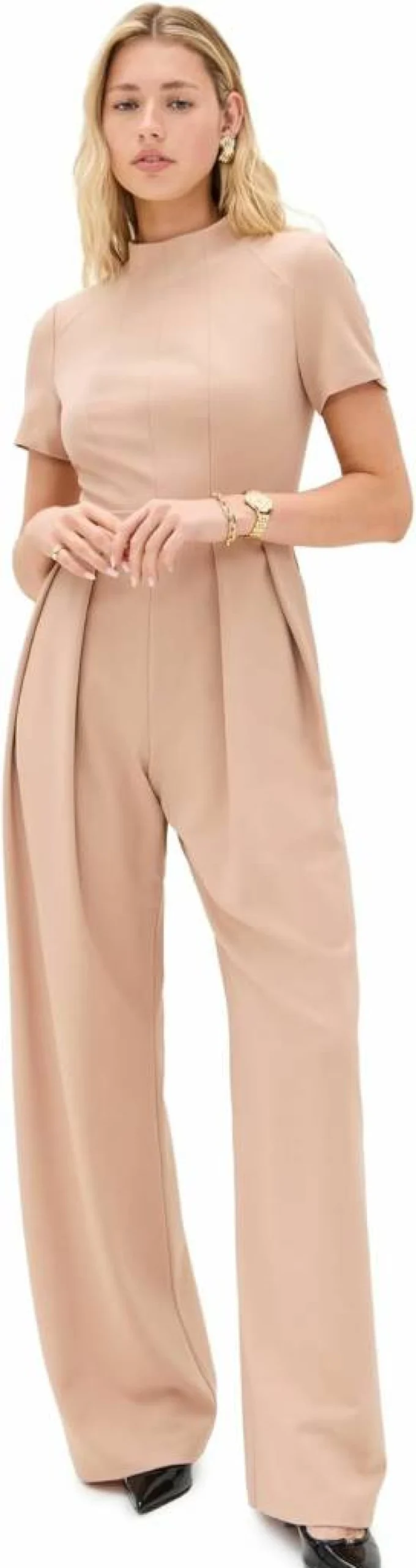 Black Halo Mayra Women's Jumpsuit - Elegant One-Piece Romper for Chic Style