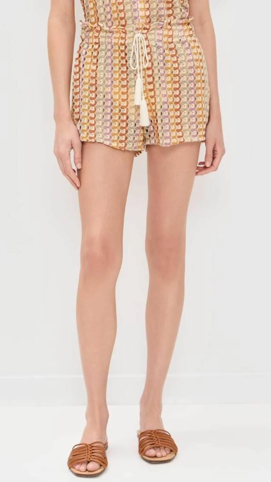 PALMACEA Women's Irene High-Waisted Summer Shorts - Comfortable Casual Stretch Denim Shorts for Women