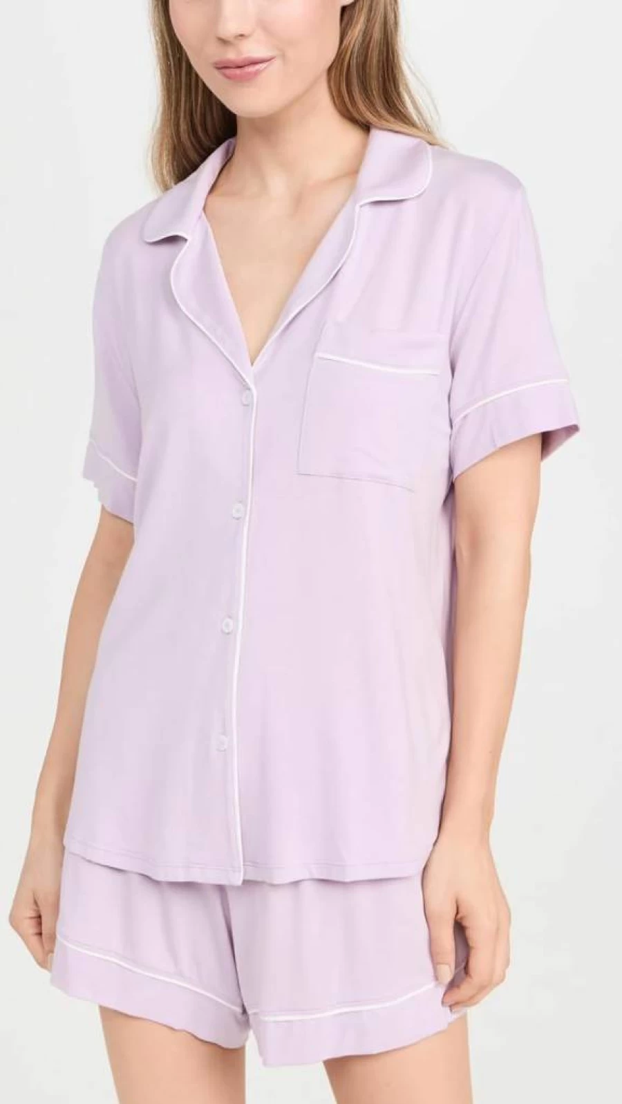 Eberjey Gisele Relaxed Women's Short Pajama Set - Soft Sleepwear for Comfort & Style
