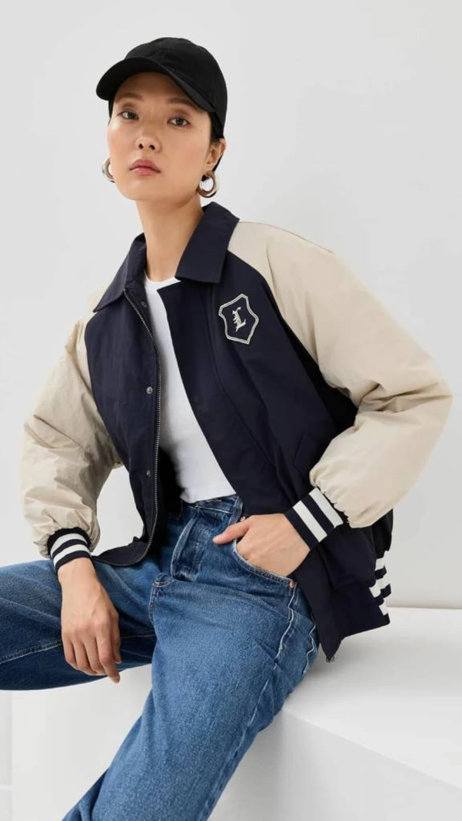 Lioness Women's Hailey Bomber Jacket - Stylish Lightweight Outerwear for Fashion Trends