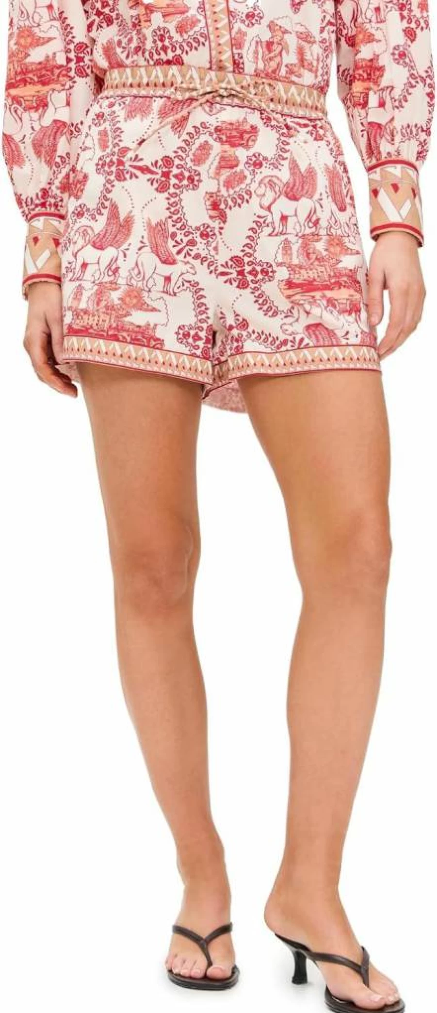 Las Surenas Women's Italian Coast Shorts - Stylish Summer Beach Shorts for Women