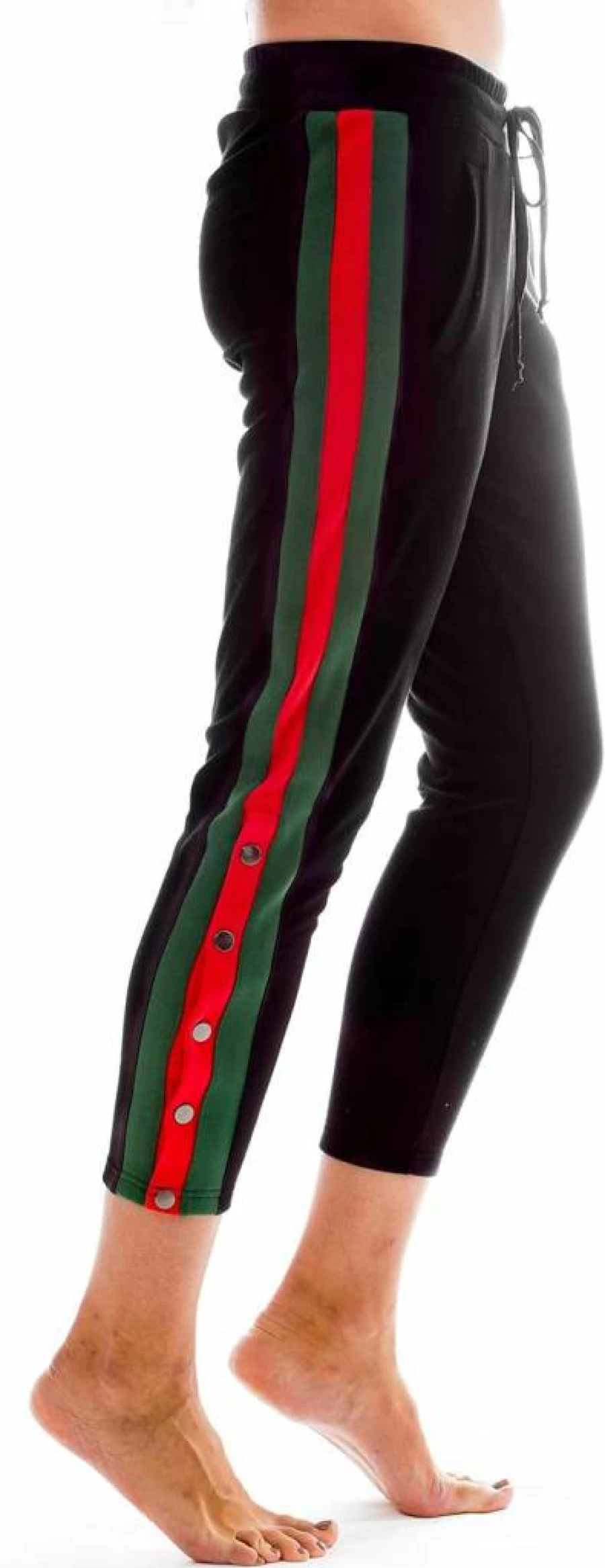 Plush Women's Fleece-Lined Tuxedo Track Pants - Soft & Stylish Lounge Pants for Comfort
