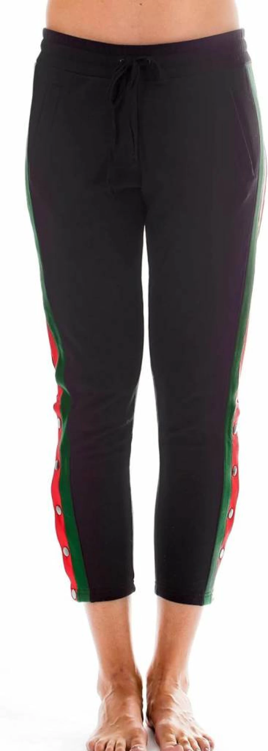 Plush Women's Fleece-Lined Tuxedo Track Pants - Soft & Stylish Lounge Pants for Comfort