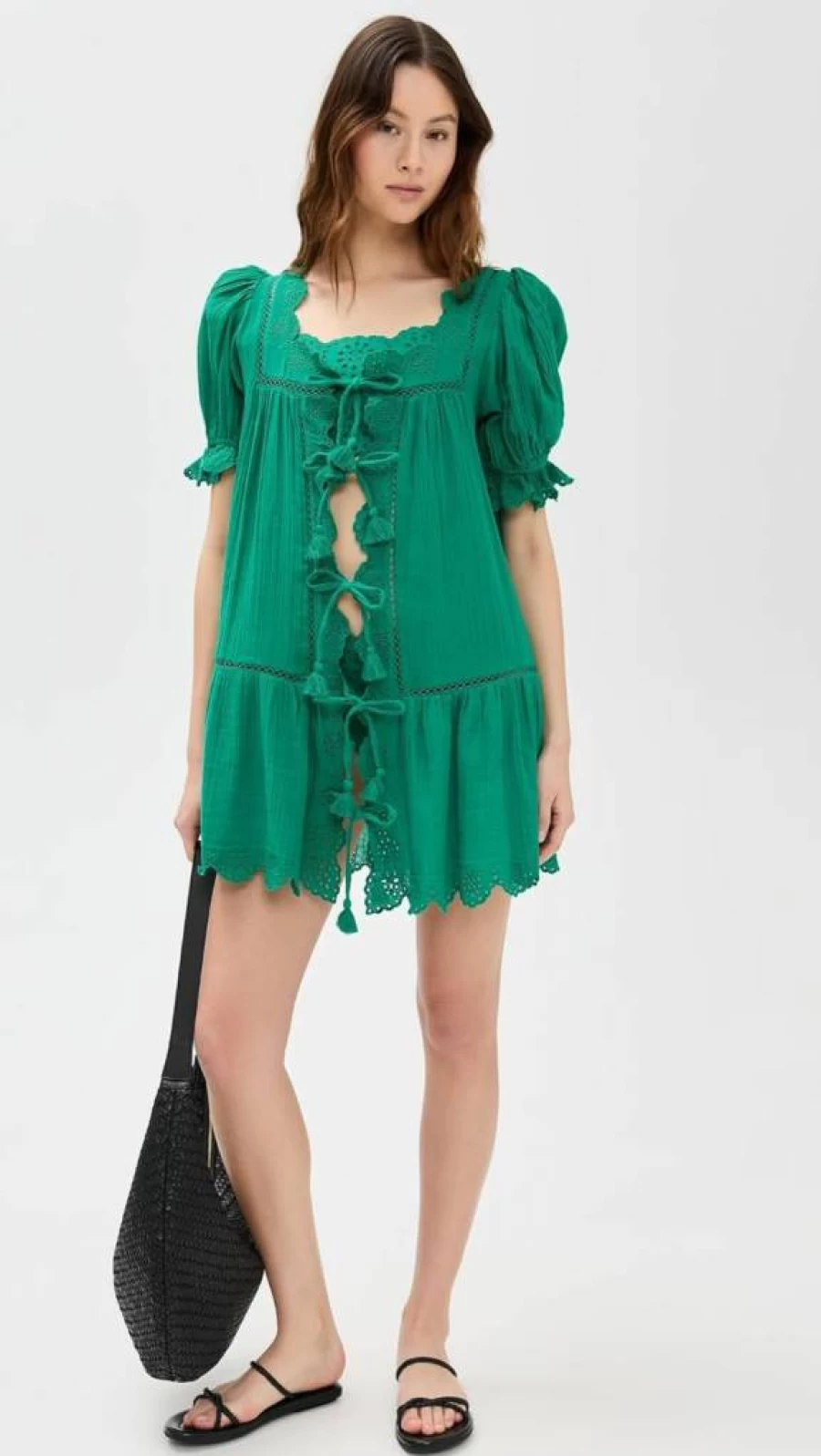 Sea Women's Mae Beach Cover Up Dress Short Sleeve Summer Swimwear Tunic
