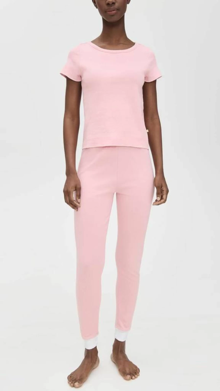 Cozyland by Morgan Lane Women's Baby Jean Joggers Pajama Set - Soft Cotton Sleepwear Lounge Pants