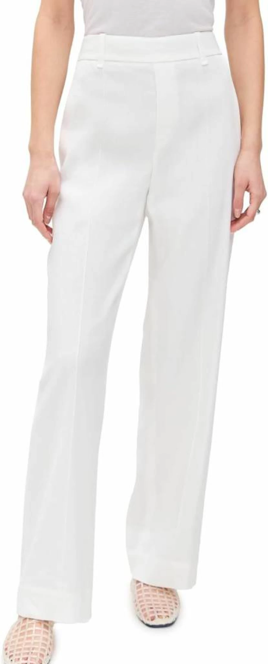 Vince Women's High-Rise Linen Pull-On Pants - Comfortable & Stylish Casual Trousers