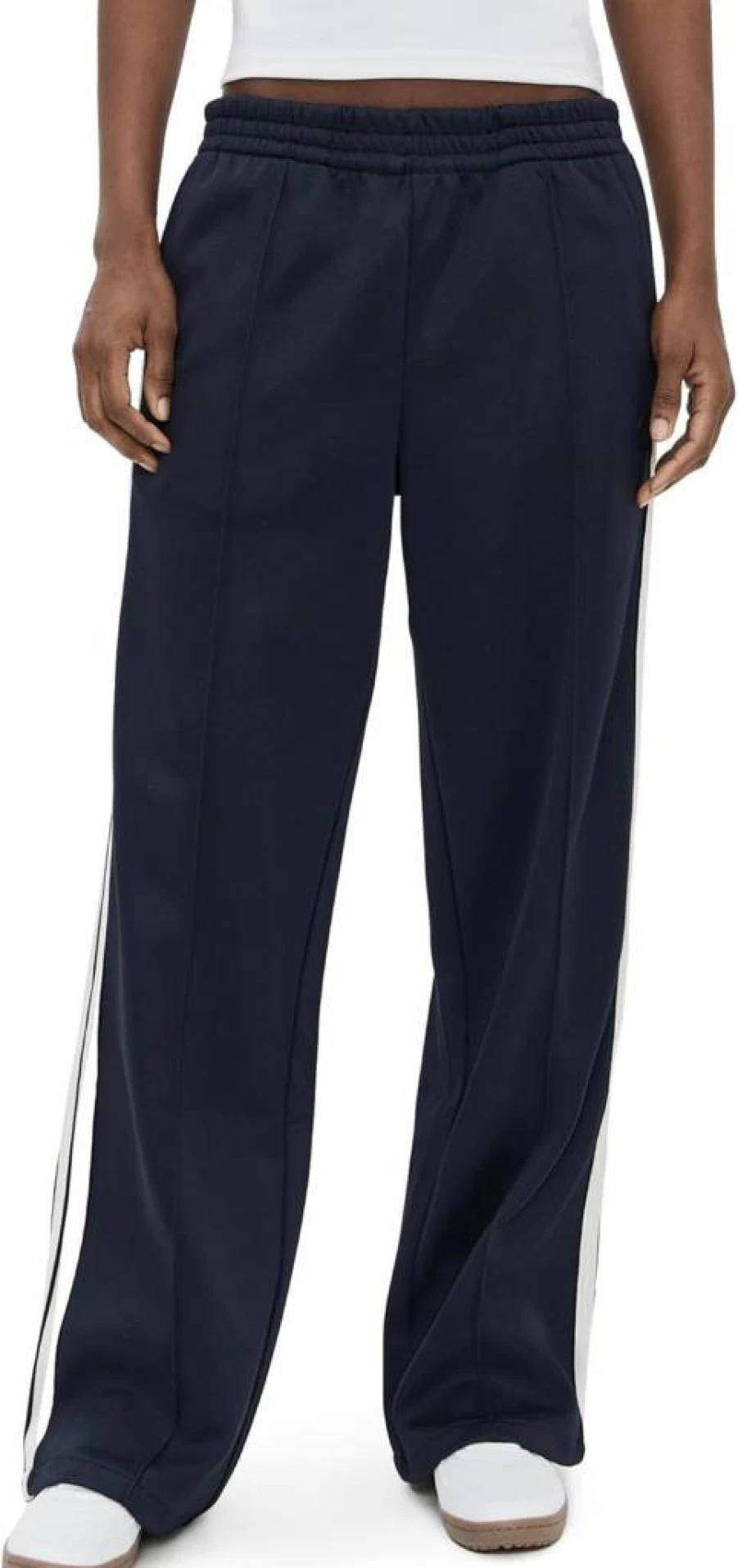 P.E NATION Women's High-Waisted Tricot Track Pants - Stylish Athletic Joggers for Running & Lounge