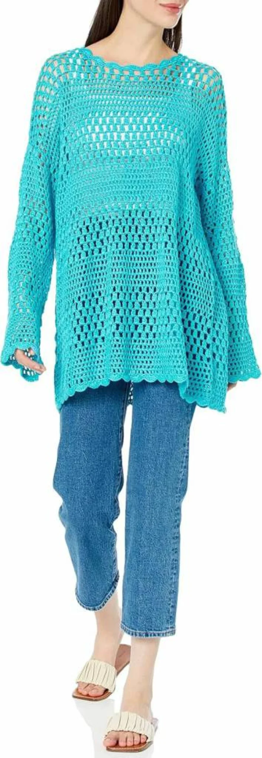 Show Me Your Mumu Women's Paula Cozy Pullover Sweater - Soft Casual Knit Top