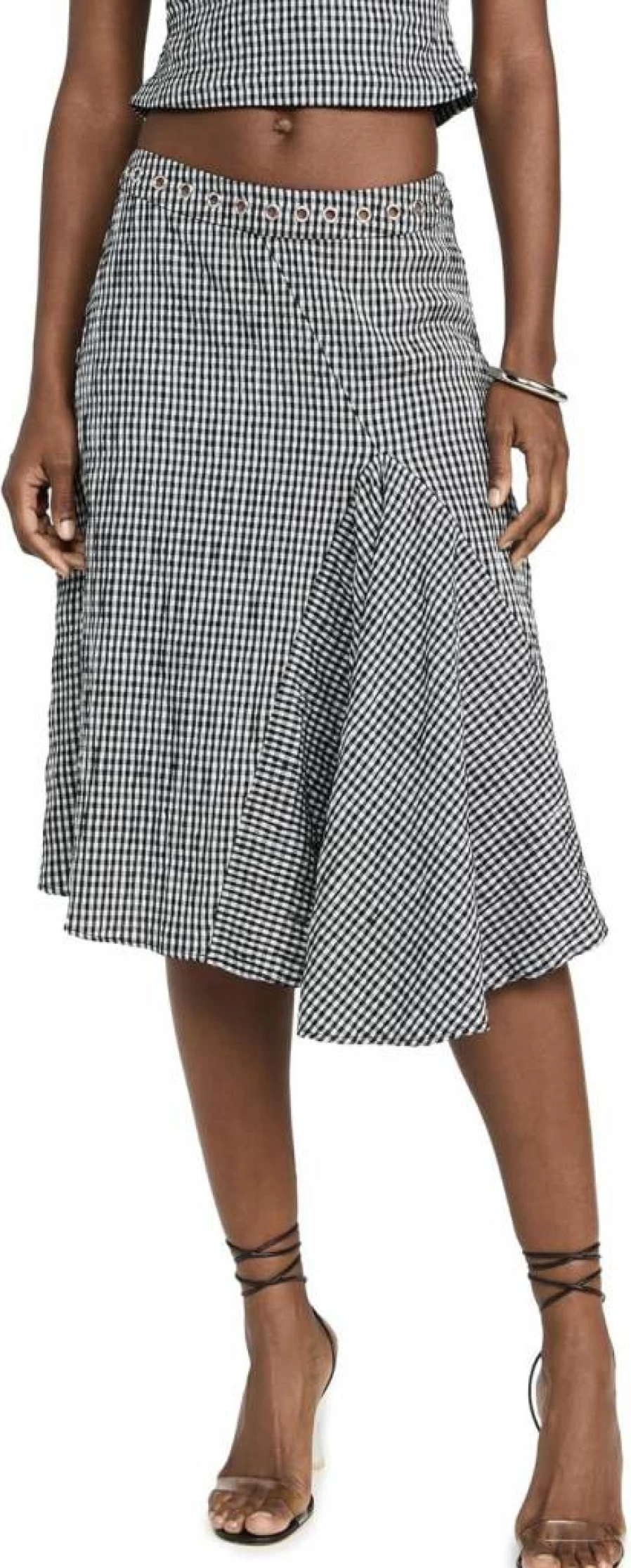 Miaou Women's Mila Skirt - Trendy High-Waisted Mini Skirt for Fashionable Outfits