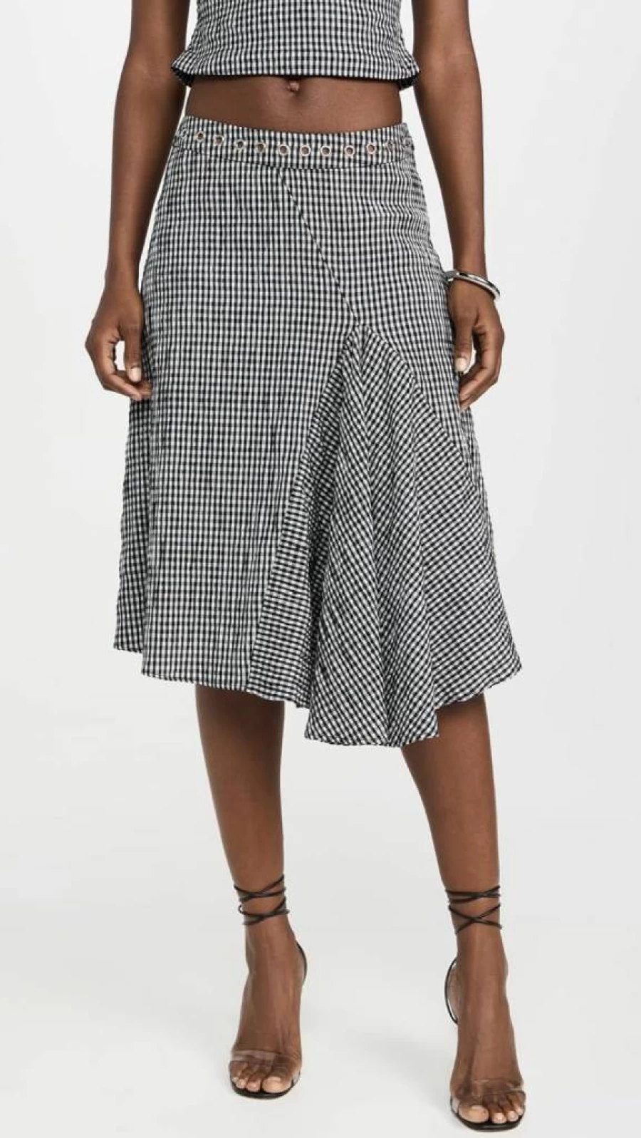 Miaou Women's Mila Skirt - Trendy High-Waisted Mini Skirt for Fashionable Outfits