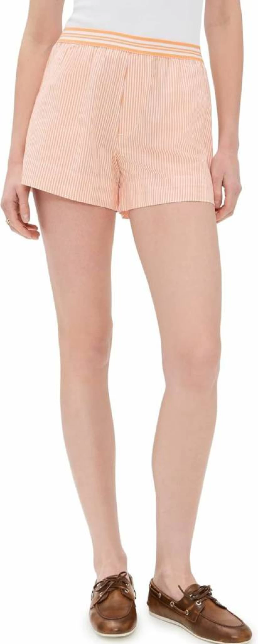 XIRENA Women's Carlyn High-Waisted Summer Shorts - Comfortable Stretch Denim Shorts for Women