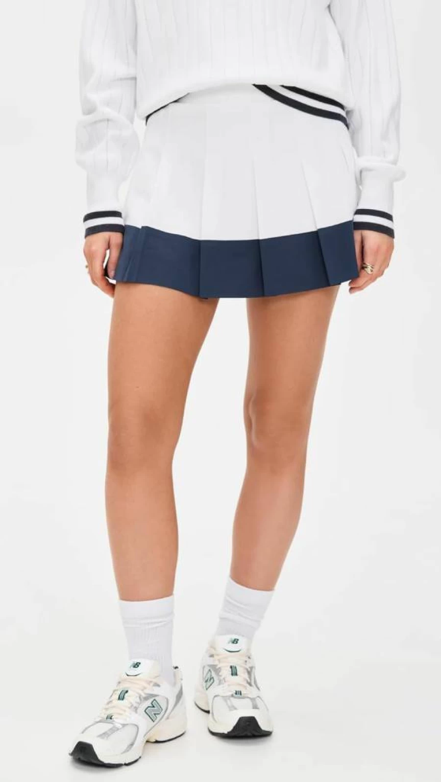 Varley Women's Chase Mid Rise Skort 14.5" - Athletic Tennis Skirt with Shorts - Comfortable Workout Apparel
