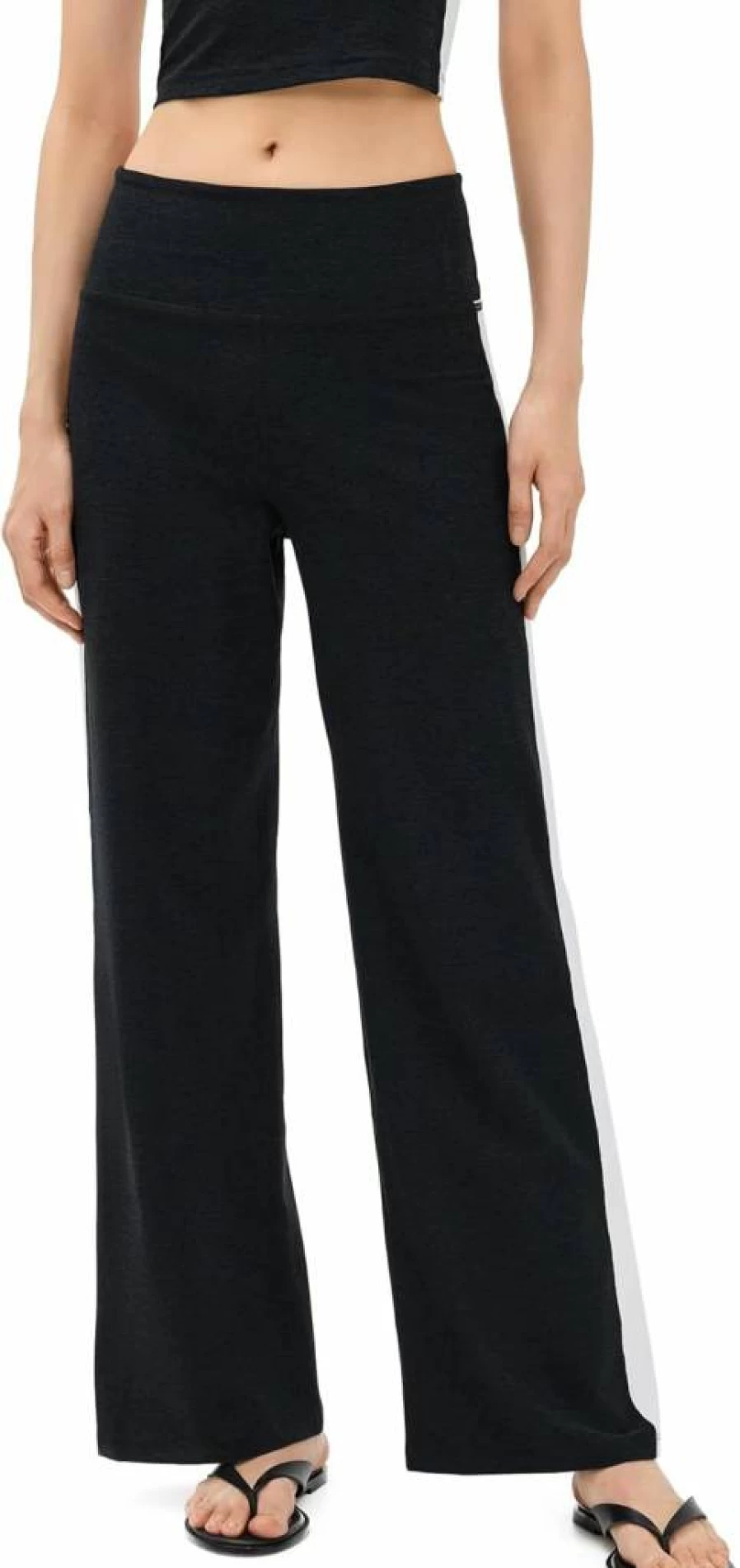 Beyond Yoga Women's Spacedye Wide Leg Yoga Pants - High Waisted Comfort Lounge Pants for Women