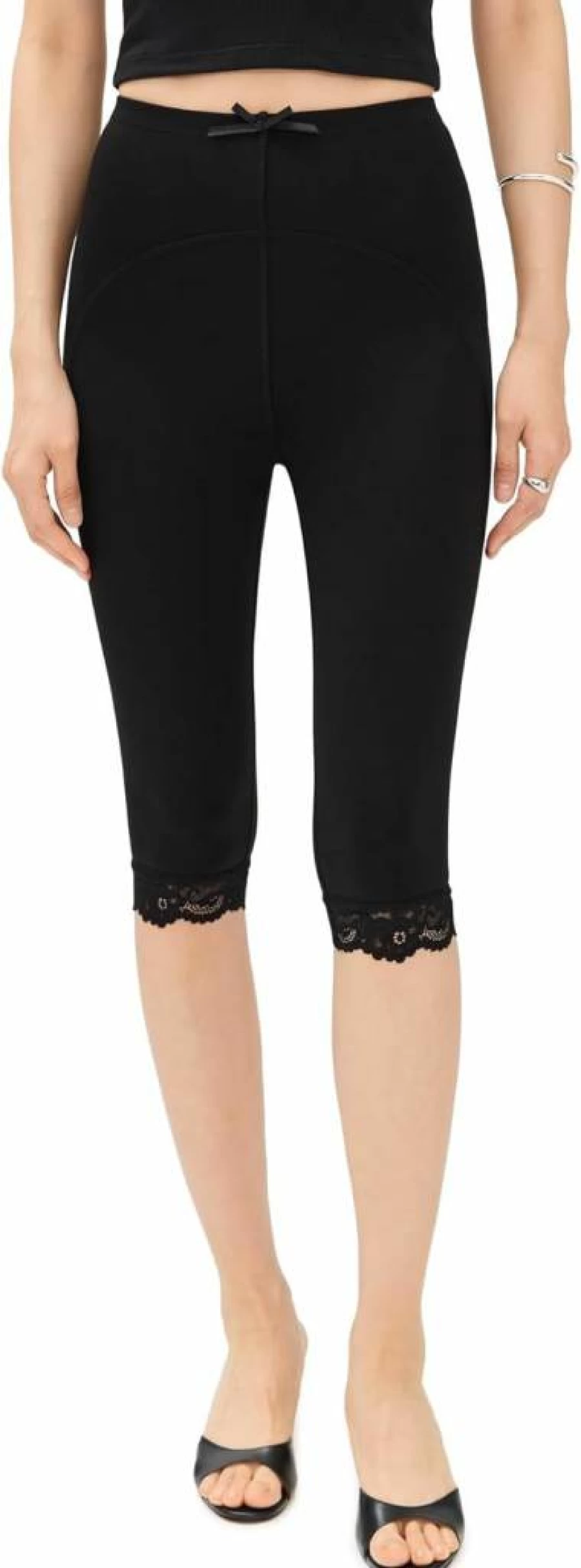 Miaou Women's High-Waisted Billy Capri Leggings - Stretchy Comfort Fit Yoga Pants for Women