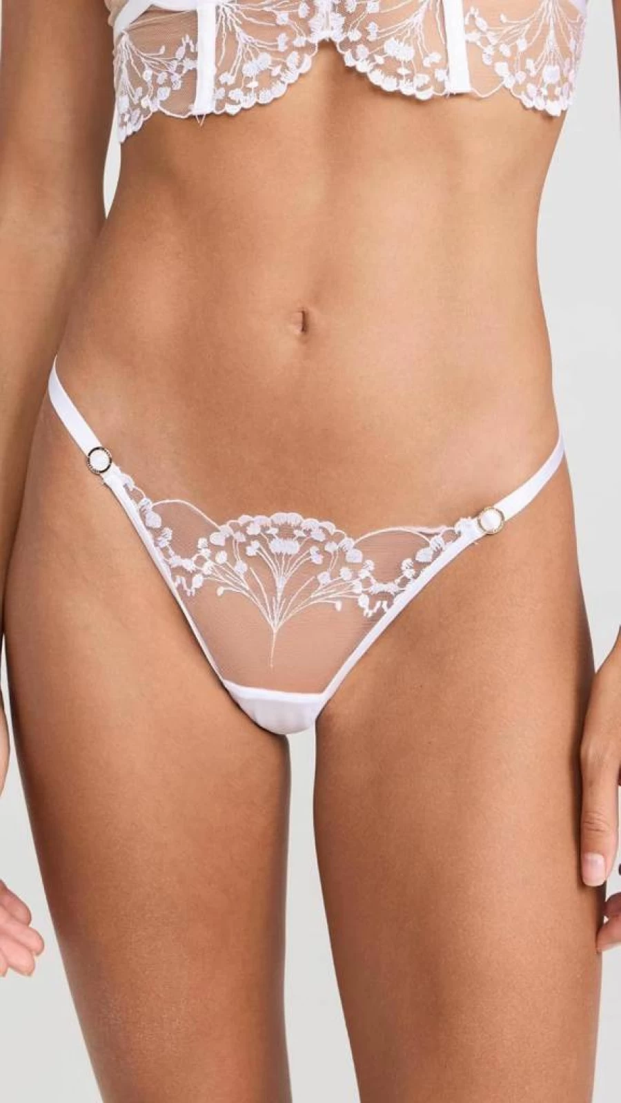 Bluebella Women's Marisa Lace Thong - Sexy High Waist Panties for Women