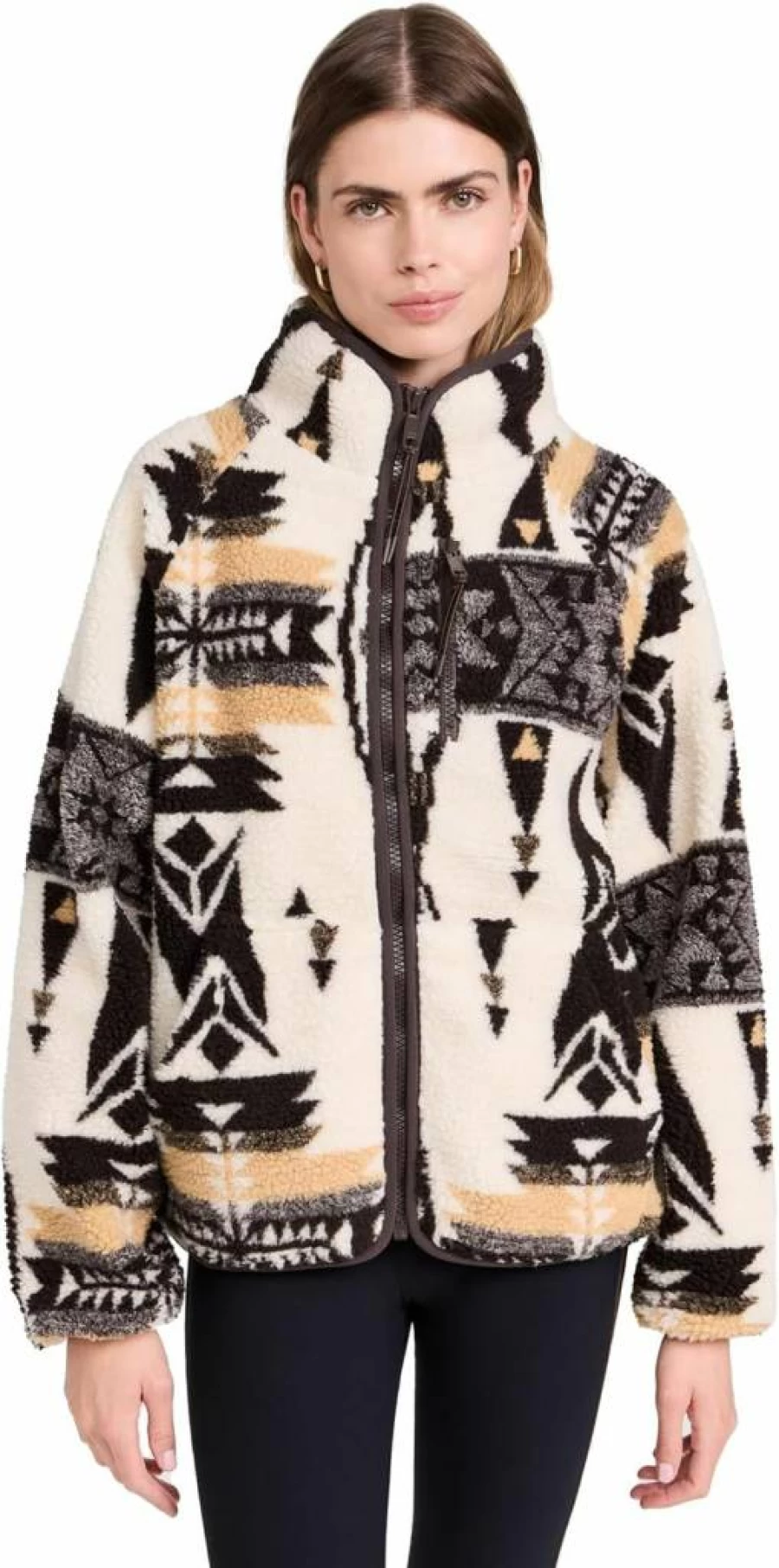 The Upside Women's Harlow Zip-Through Jacket – Lightweight Stylish Outerwear