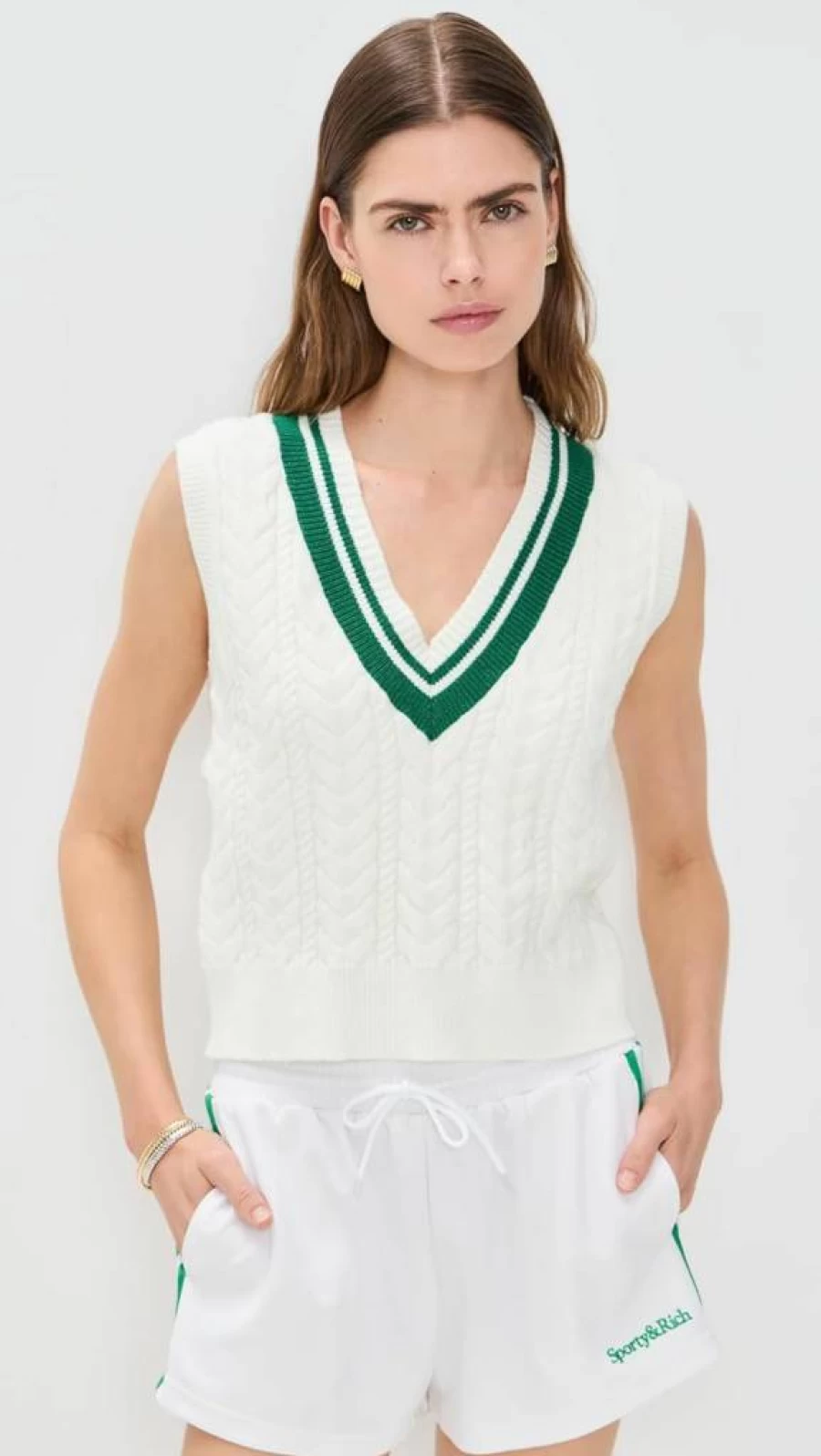 Beyond Yoga Women's Cable Knit Vest - Soft Stretch Yoga Tank Top for Women