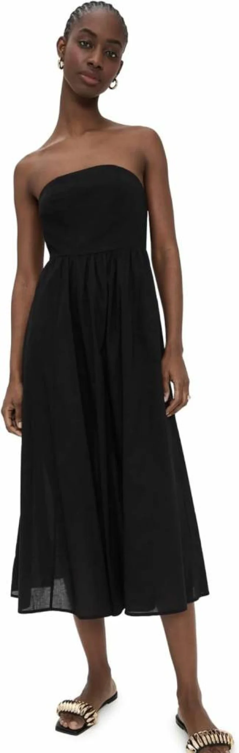 Playa Lucila Women's Strapless Summer Dress - Elegant Beach Wedding Party Maxi Dress