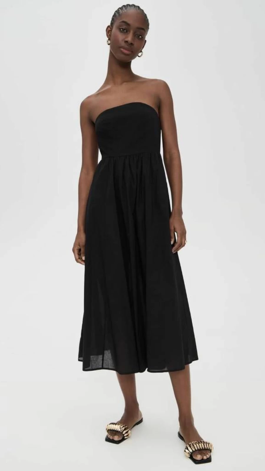 Playa Lucila Women's Strapless Summer Dress - Elegant Beach Wedding Party Maxi Dress