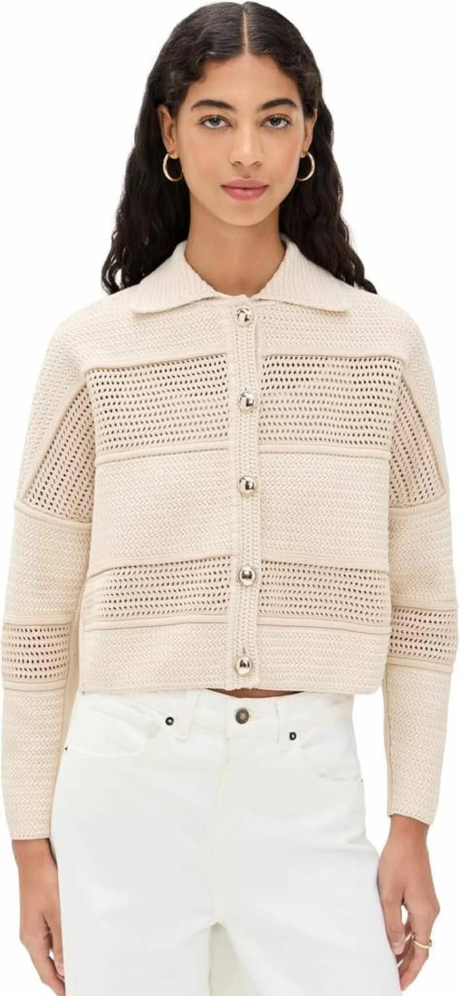ba&sh Women's VAL Cardigan - Stylish Knit Sweater for Women