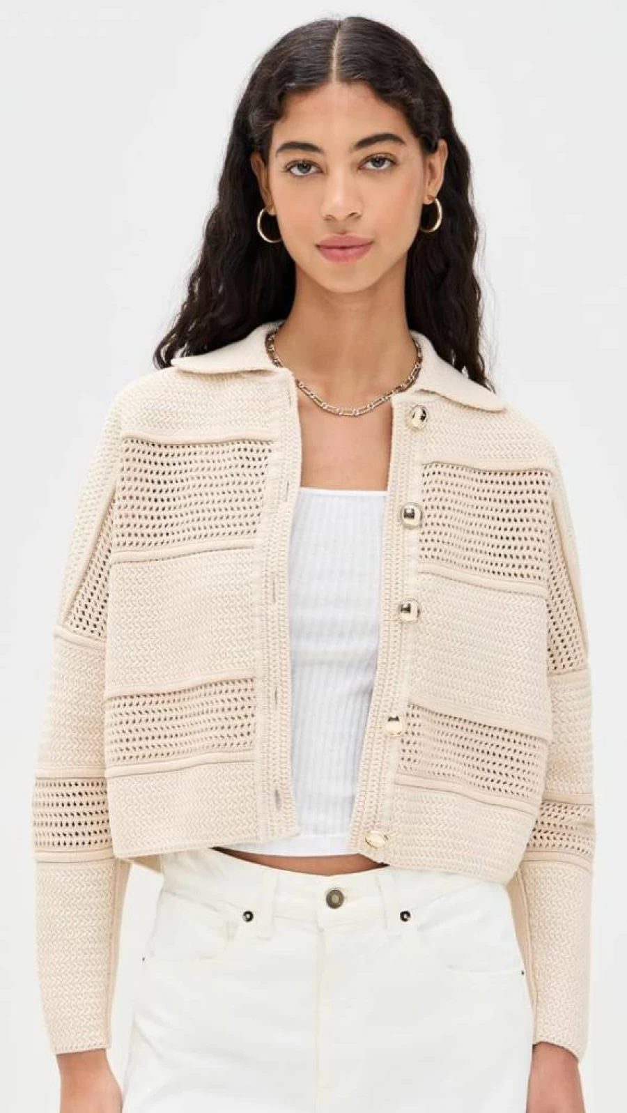ba&sh Women's VAL Cardigan - Stylish Knit Sweater for Women