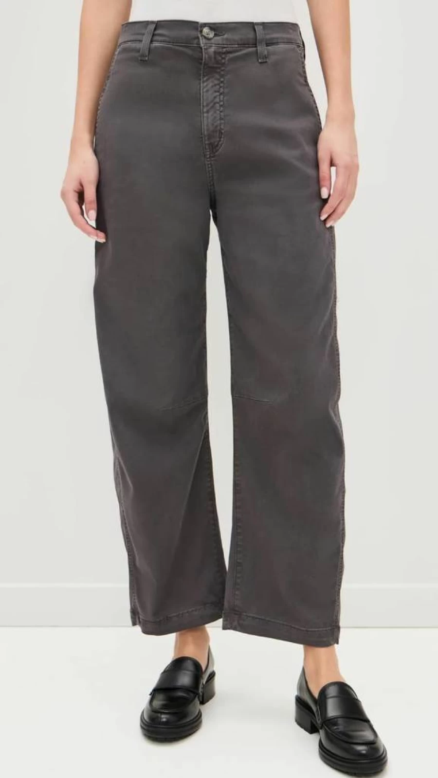 AG Adriano Goldschmied Women's Fiona High-Rise Ankle Pants - Slim Fit Stretch Denim