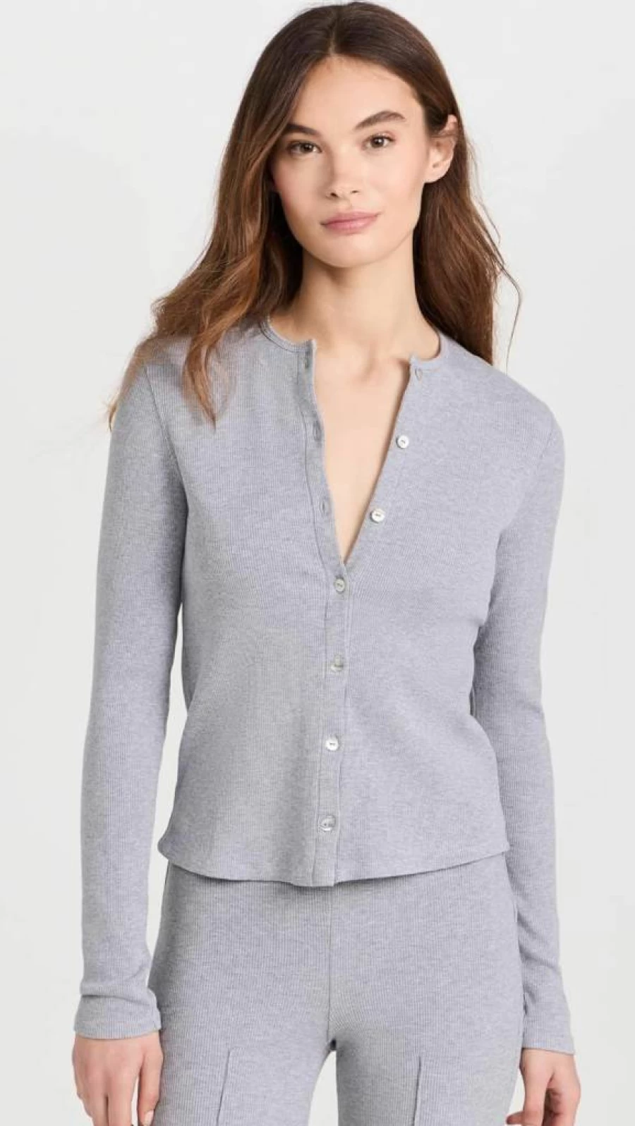 DONNI. Women's Ribbed Cardigan Sweater - Soft Knit Open Front Long Sleeve Wrap