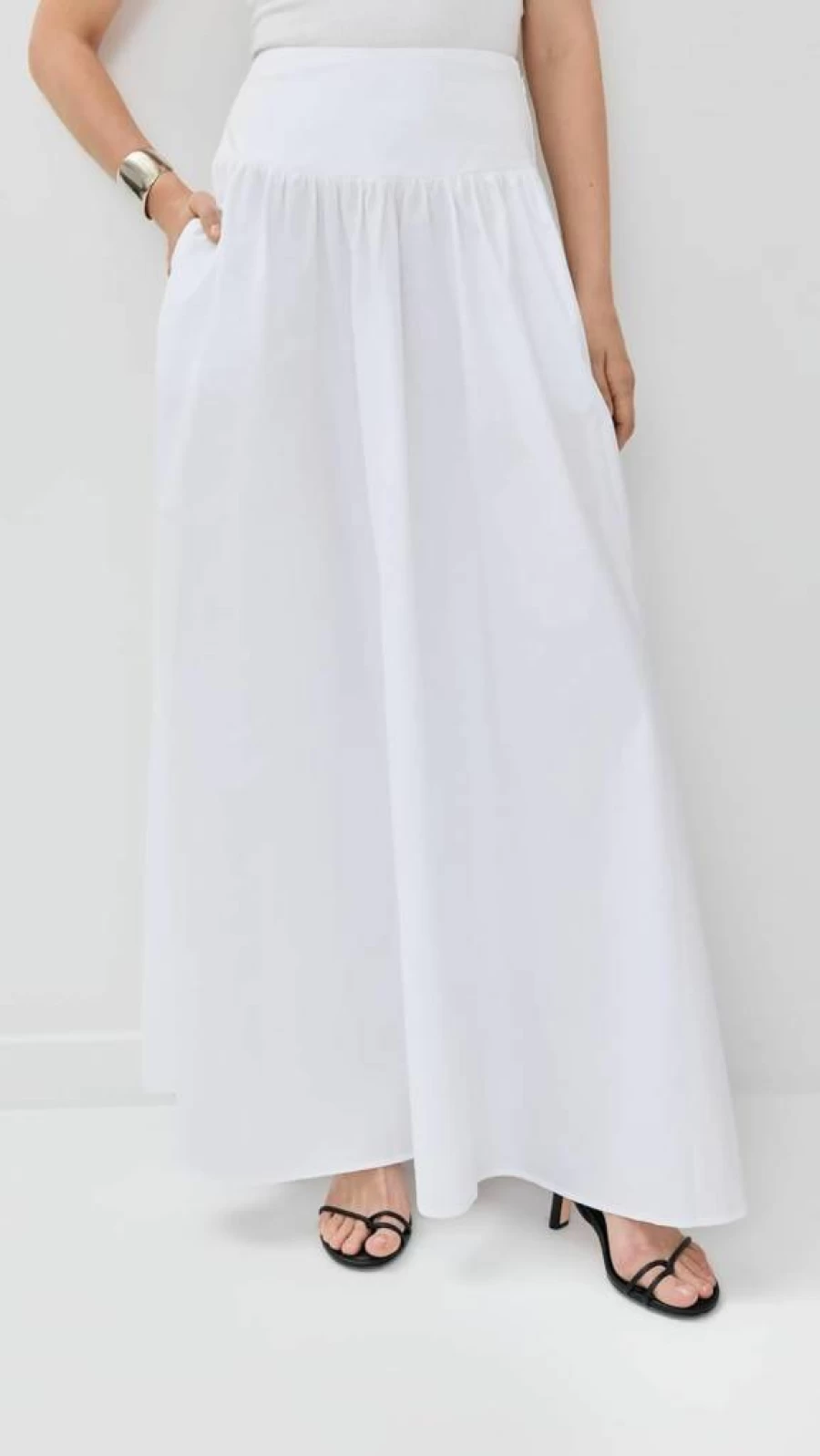 Susana Monaco Women's Stylish Poplin Drop Waist Skirt - Elegant & Comfortable Fashion Skirt for Women