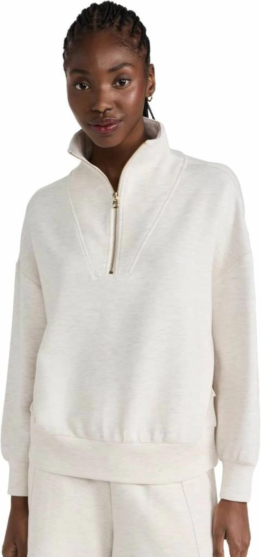 Varley Women's Hawley Half Zip Sweater - Lightweight Pullover for Casual Wear