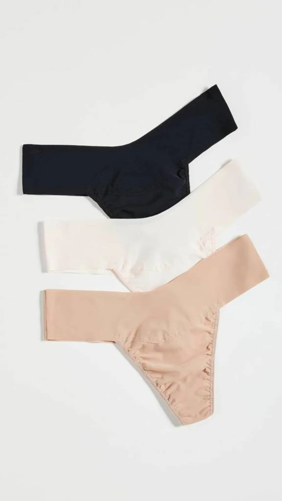 Hanky Panky Women's Breathesoft Thong Panties 3-Pack | Comfortable Everyday Lingerie | Natural Rise | Sizes XS-XL | Soft Breathable Underwear