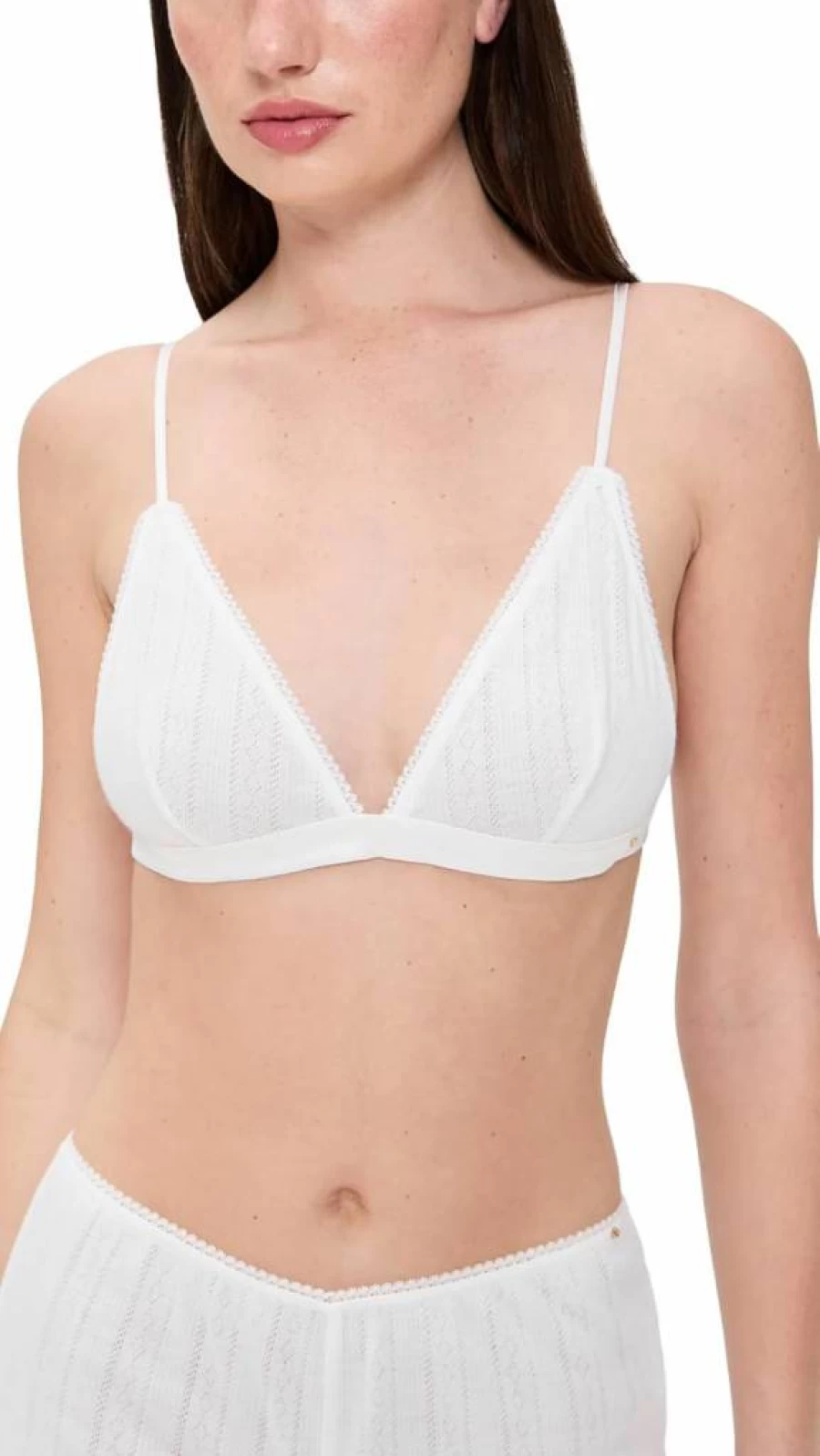 ANINE BING Women's Eldra Triangle Bra - Comfortable & Stylish Lingerie