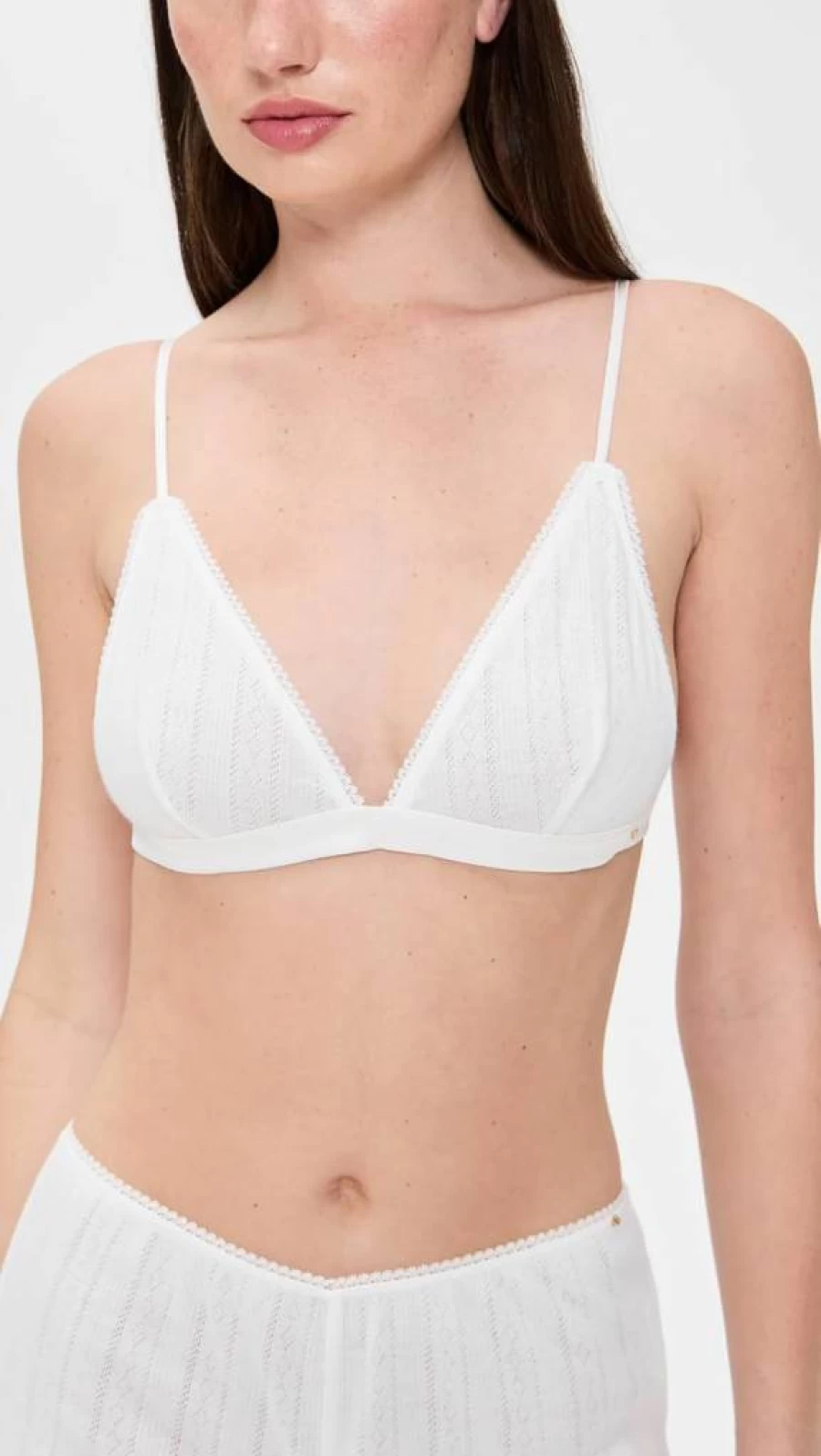 ANINE BING Women's Eldra Triangle Bra - Comfortable & Stylish Lingerie