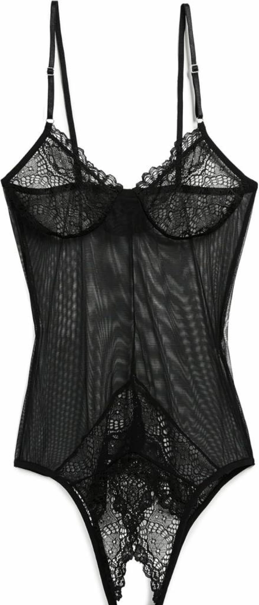 Only Hearts Women's Whisper Sweet Nothings Coucro Bodysuit - Lace Lingerie Teddy Romper