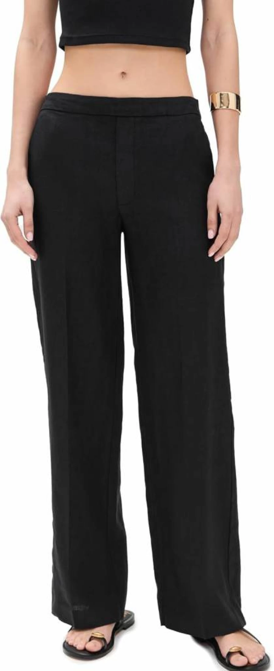 Madewell Women's Linen Pull-On Pants - Easy Comfort & Stylish Casual Wear