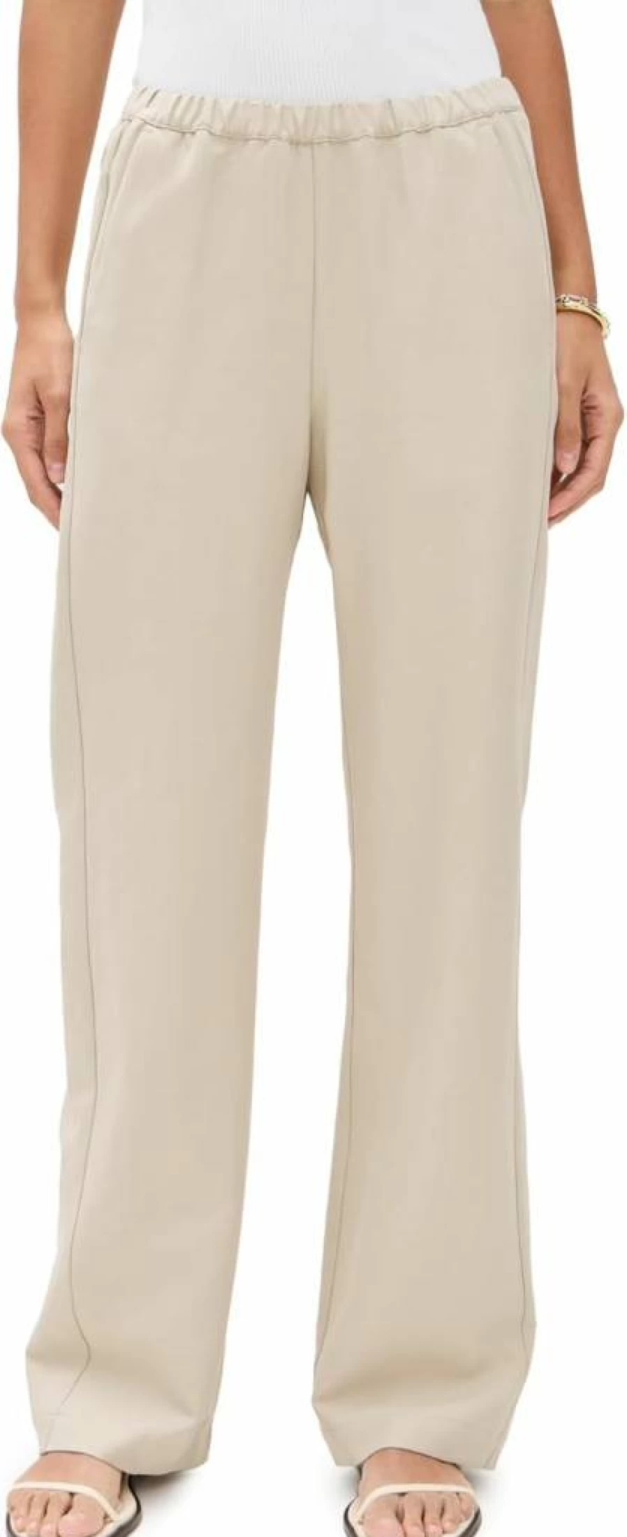 Enza Costa Women's Comfortable Twill Everyday Pants - Stylish & Versatile Casual Trousers