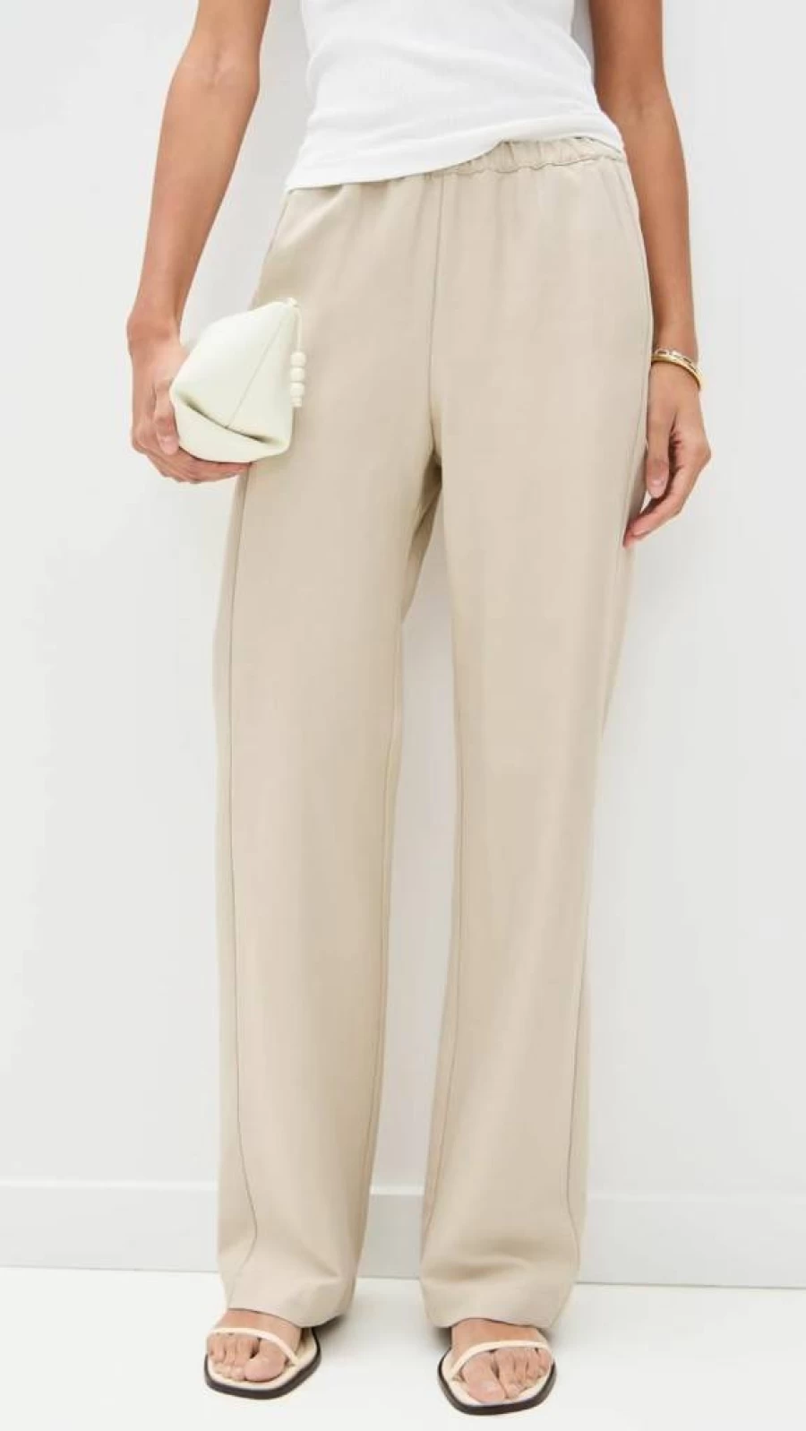 Enza Costa Women's Comfortable Twill Everyday Pants - Stylish & Versatile Casual Trousers