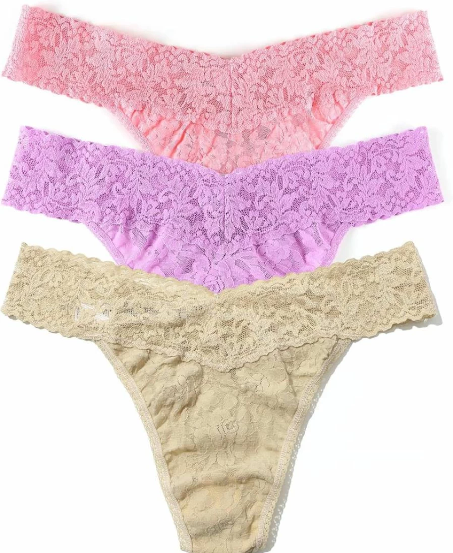 Hanky Panky Original Rise Thong 3-Pack Printed Gift Box